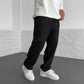 Pantaloni cu picior tubular cu nervuri