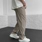 Pantaloni cu picior tubular cu nervuri